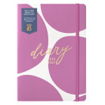 Busy B Týdenní diář Week to View Spot A6 – 2026/27, fialová barva, papír