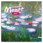 NOTIQUE Poznámkový kalendář Claude Monet 2027, 30 x 30 cm (PGP-36324-V)