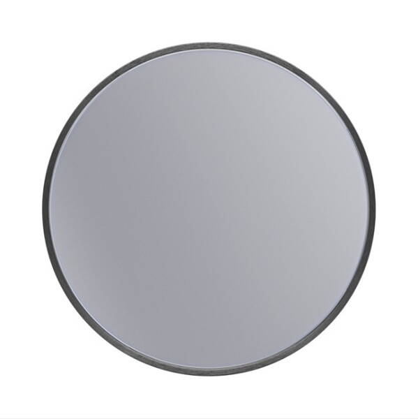 Erga Round, kulaté zrcadlo 40cm, černý rám, ERG-V01-ROUND-4040-BK