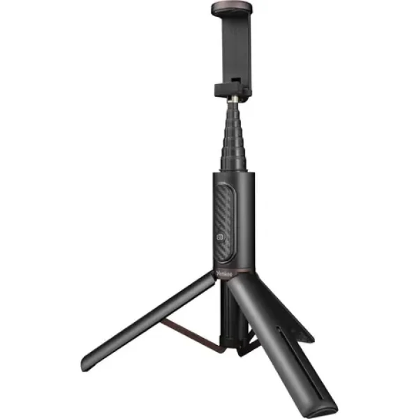 YENKEE YSM 300 černá / Tripod držák na mobil / Bluetooth dálková spoušť / velikost telefonu 4-6" / výška stativu 20-83cm (8590669348824)