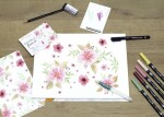 Tombow akvarelová sada Floral