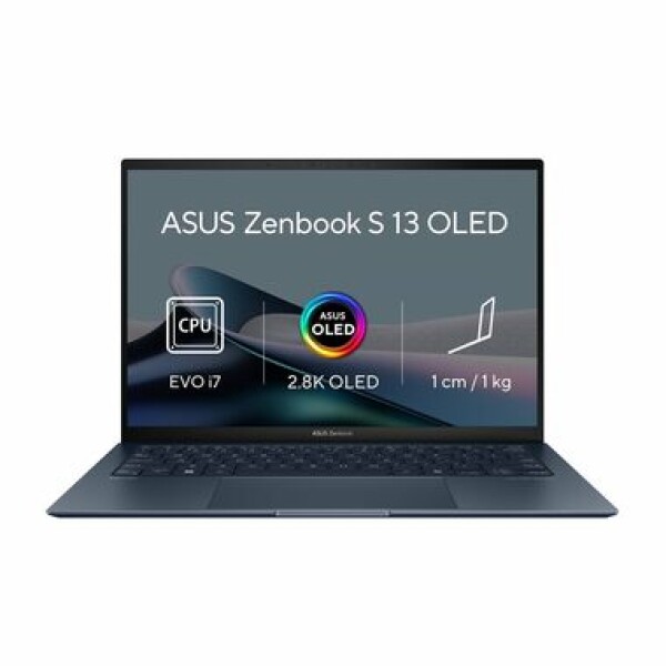 ASUS Zenbook S 13 OLED modrá / 13.3" 2880x1800 / Intel Core Ultra 7 155U 1.7GHz / 16GB / 1TB SSD / Intel Graphics / W11H (UX5304MA-OLED040W)