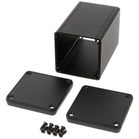 Hammond Electronics 1455CS802BK 80 x 54 x 54 hliník extrudovaný černá 1 ks