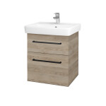 Dřevojas - Umyvadlová skříňka Q MAX SZZ2 55 - D17 Colorado / Úchytka T06 / D17 Colorado 197995H