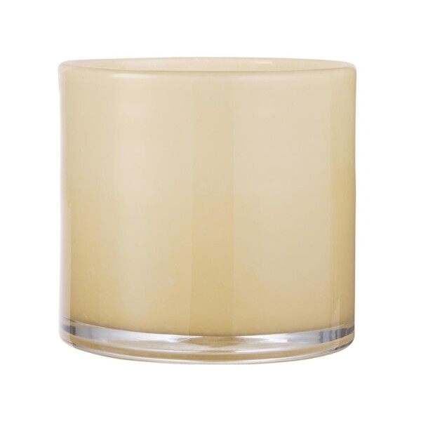 Ib Laursen Skleněný obal na květináč Venecia Yellow 12 cm, žlutá barva, sklo