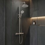 REA - Sprchový set Rivo Brush Nickel REA-P9498