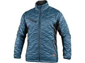 Bunda CXS MALIBU, pánská, ocelově modro-černá 2XL 129020643696