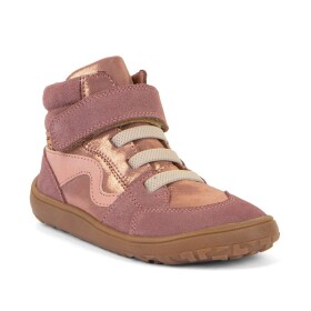 Dívčí celoroční kotníkové barefoot boty TEX GO PINK/GOLD Froddo G3110265-6 - 32