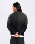 Edwin Bluff Sweat Black distressed washed M