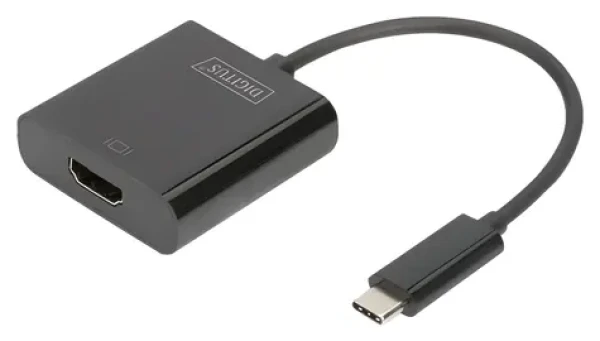 Digitus USB-C na HDMI černá / Adaptér / 4K 30Hz (DA-70852)