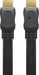 Goobay 61279 / HDMI kabel / plochý / s Ethernetem / pozlacené konektory / 2 m (61279)