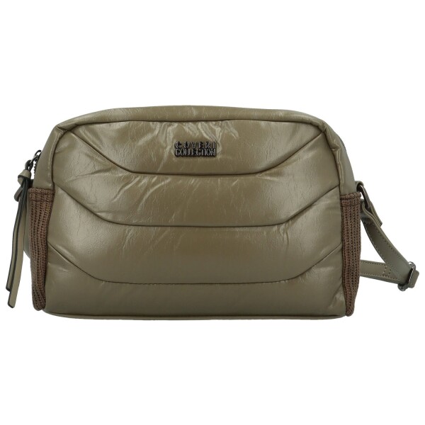 Trendy dámská koženková crossbody kabelka Coveri Darcy, taupe