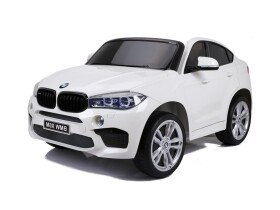 Mamido Elektrické autíčko BMW X6 M dvoumístné XXL bílé