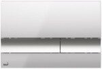 ALCADRAIN Sádromodul - předstěnový instalační systém s chromovým tlačítkem M1721 + WC bez oplachového kruhu Edge + SEDÁTKO AM101/1120 M1721 EG1