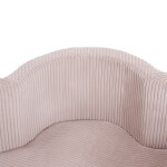 PLUSH NEST PLUSH NEST Suchý bazén Květinová zóna 95 × 30 cm, prémiový manšestr světle růžový, s 300 míčky