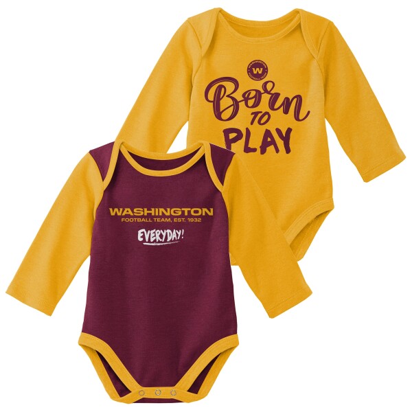 Outerstuff Dětské body Washington Football Team NFL Born to Play Baby Body Set (2 ks)