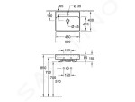 VILLEROY & BOCH - Collaro Umývátko nábytkové 500x400 mm, s přepadem, 1 otvor pro baterii, alpská bílá 43345G01