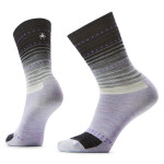 Unisex merino městské ponožky SMARTWOOL Everyday Stitch Stripe Crew Socks, Purple/Black velikost: 42-45 (L)