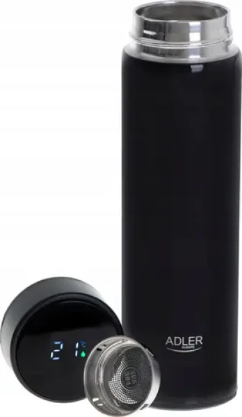 Adler AD 4506 473ml černá / Termoska / LED teploměr (AD 4506bk)