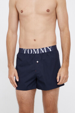 Pánské šortky na spaní Tmavě modrá Tommy Hilfiger Tmavě modrá XL