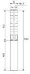 Ponorné čerpadlo EVAK V4S-8M15, 400V, 2,2kW, 2m kabelu