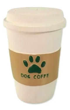 Dog Fantasy Hračka - Latex kelímek káva se zvukem bílá 12cm (454-31835)