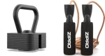 Zipro Square Kettlebell s nastavitelnou zátěží 19 kg + švihadlo Zipro (8426554)