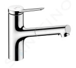 HANSGROHE - Zesis M33 Dřezová baterie 150, s výsuvnou sprškou, EcoSmart, chrom 74810000