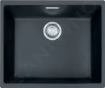 Franke Tectonitový dřez SID 110-50, 53x44 cm, černá 125.0363.789