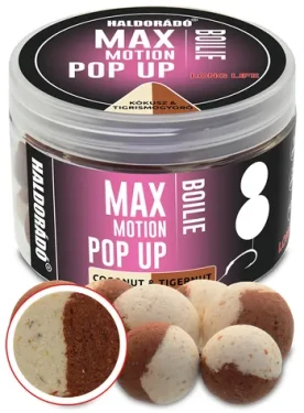 Haldorádó Pop-Up Boilies Max Motion 50g 16+20mm Kokos/Tygří ořech (HD28779)