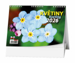 Květiny 2026 - stolní kalendář