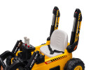 Mamido Dětský elektrický nakladač CAR-26A žlutý | 4x4 | RC 2.4Ghz | EKO kůže | 12V10Ah