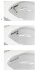 KLUDI - CleanTronic Závěsné WC pro bidetovou jednotku SMART, Rimless, Spiralflush, lesklá bílá 16WCW0043