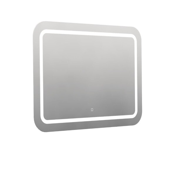 Naturel - Zaoblené zrcadlo 100x70 cm s LED osvětlením, topná fólie, senzor s nastavitelnou teplotou 2700-6500K, IP44 ZIL10070KTLEDS ZIL10070KTLEDS