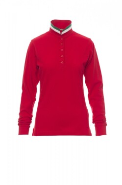 Dámská polokošile Payper LONG NATION LADY Barva: Červená/ Itálie, Velikost: M (000084002103012M)