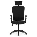 Kancelářská židle, houpací mechanismus, černá látka, KA-W3137 BK