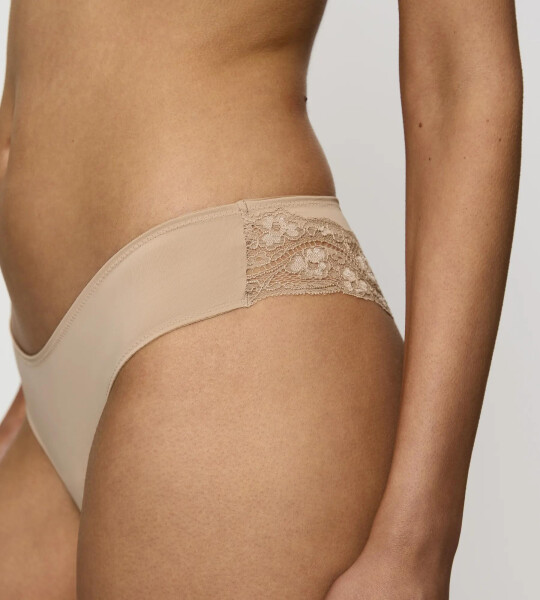 Dámské kalhotky Lovely Micro Brazilian String 2P - YELLOW - sv. béžové 6106 - TRIUMPH YELLOW S