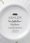 KÄHLER Porcelánový hrnek Hammershøi Summer Berries 330 ml, multi barva, porcelán