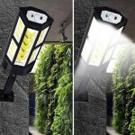 Aptel ZD96 LED solární lampa 300W snímač soumraku a pohybu