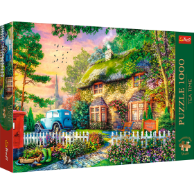Puzzle Premium 1000 dílků - Tea Time: Chata Stoney Lane