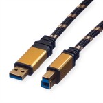 Delock USB 2.0 prodlužovací kabel plochý zahnutý [1x USB 2.0 zástrčka A - 1x USB 2.0 zásuvka A] 1.00 m černá oboustranně zapoji