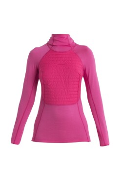 ICEBREAKER Wmns ZoneKnit Insulated LS Hoodie, Tempo velikost: L