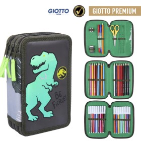 CERDÁ LIFE'S LITTLE MOMENTS Cerdá, 2700000380, školní penál tříkomorový s výbavou, Dino