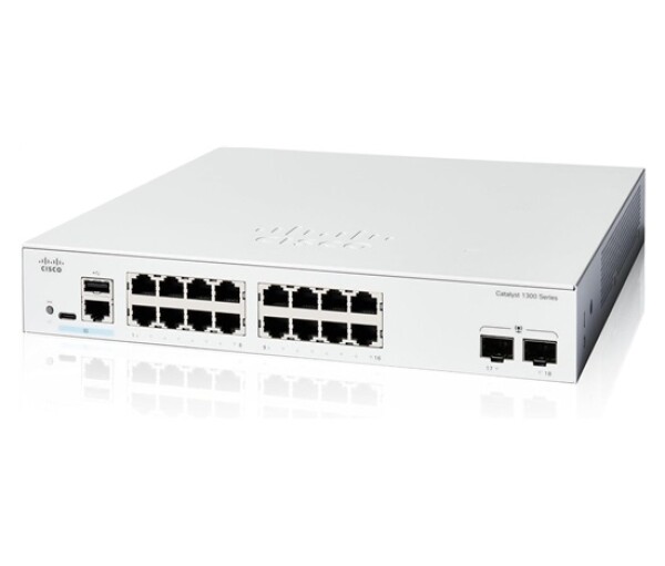 Cisco Catalyst switch C1300-16T-2G (16xGbE,2xSFP,fanless) EDF_1608296