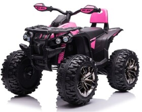 Mamido Dětská elektrická čtyřkolka ATV Power 4x4 růžová