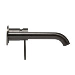 Umyvadlová baterie SAT Aurum včetně podomítkového tělesa broušený gun metal SATBAUR101BGM SATBAUR101BGM