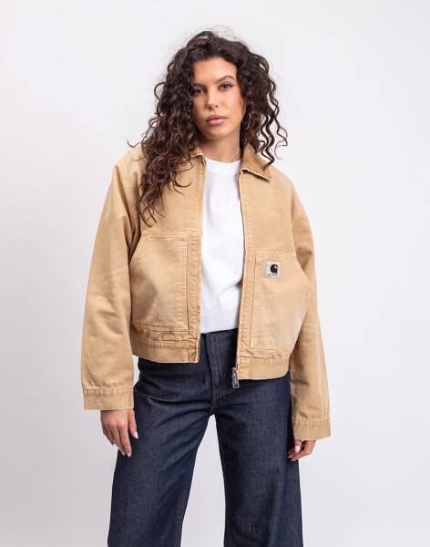 Carhartt WIP W' OG Arcan Jacket Dusty H Brown/Dusty H Brown destroy wash XS