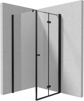 DEANTE - Sprchový kout Kerria Plus černá, čtvercová, 90x90 cm KKNNX09S09