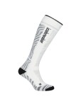 Pánské merino ponožky ICEBREAKER Mens Merino Ski+ Medium OTC Mountain Contour, Snow/Black/Ether velikost: 42-44 (M)