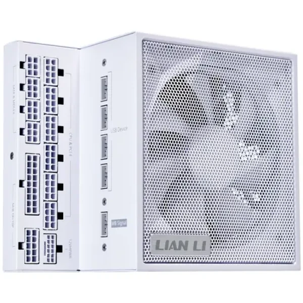 Lian Li EDGE EG0850 80 PLUS Platinum bílá / ATX 3.1 / 850W / 80PLUS Platinum / Aktivní PFC / modulární (EG0850 WHITE)
